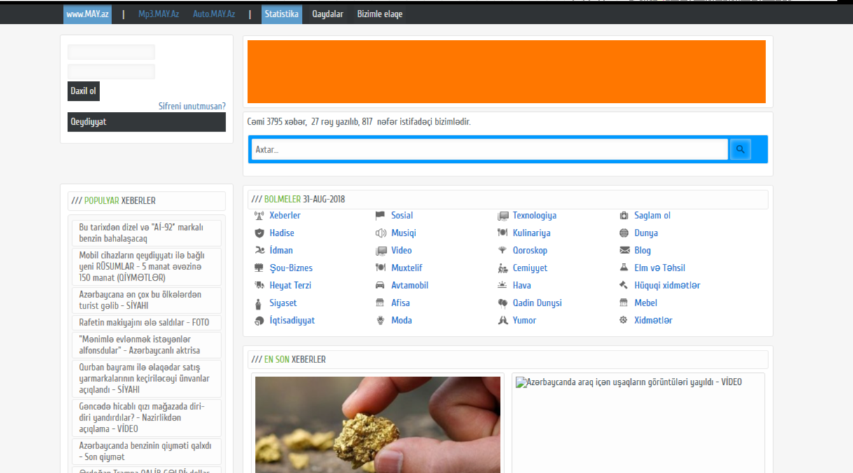 May.az 2018 fəaliyyəti