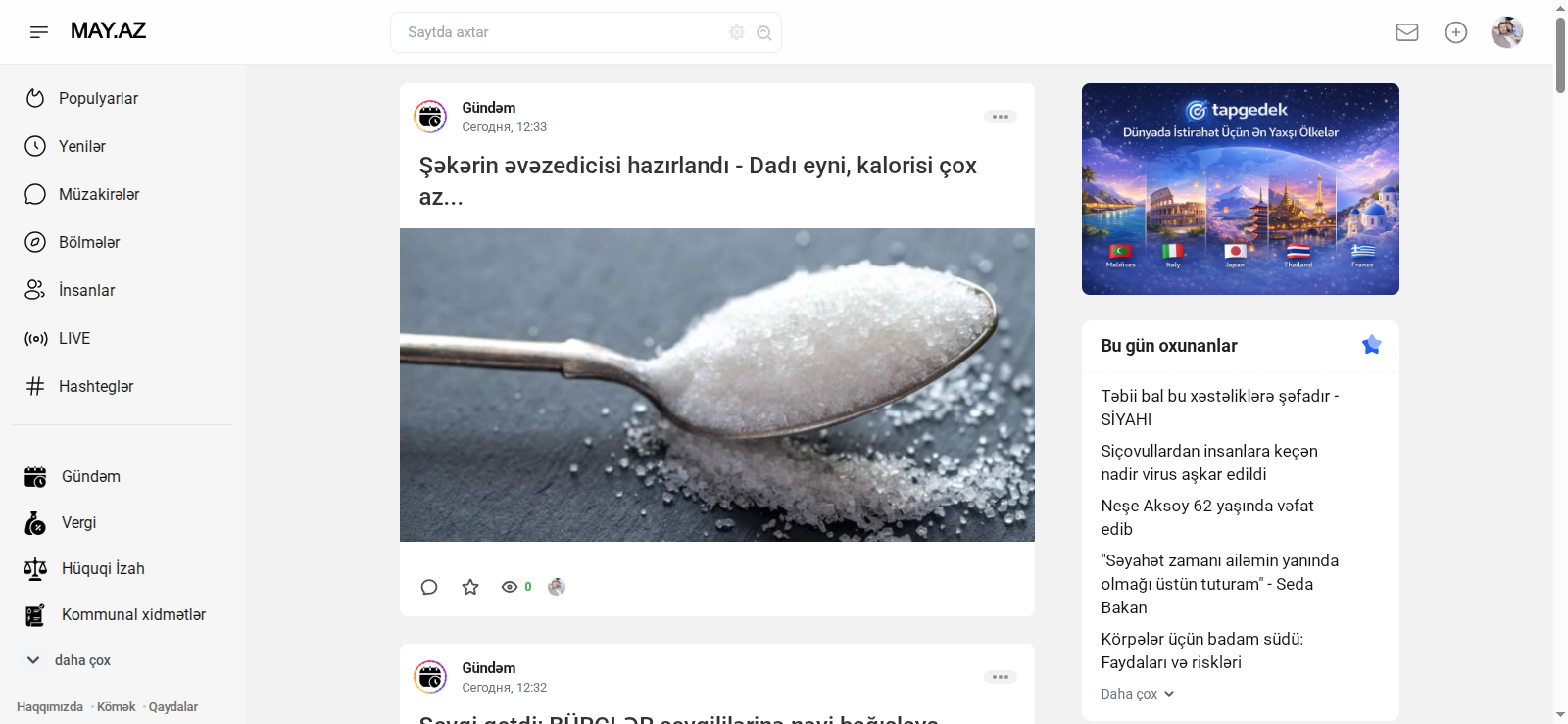 May.az 2026 fəaliyyəti