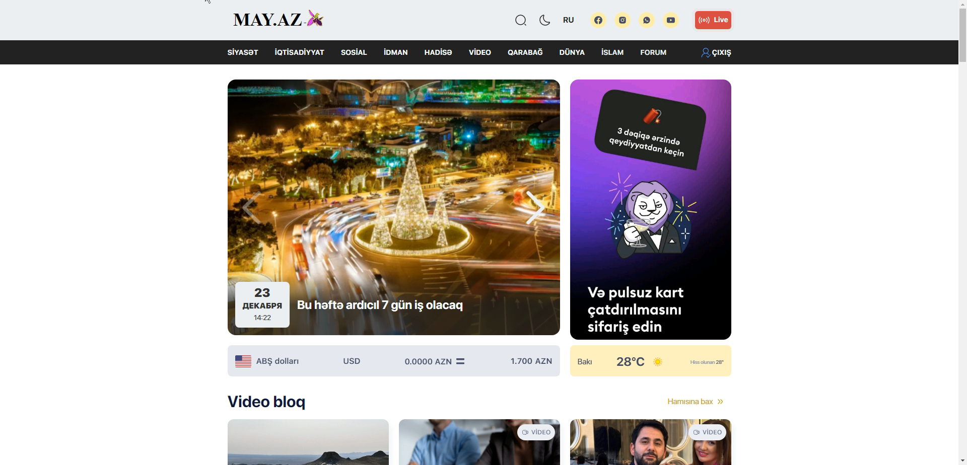 May.az 2024 fəaliyyəti